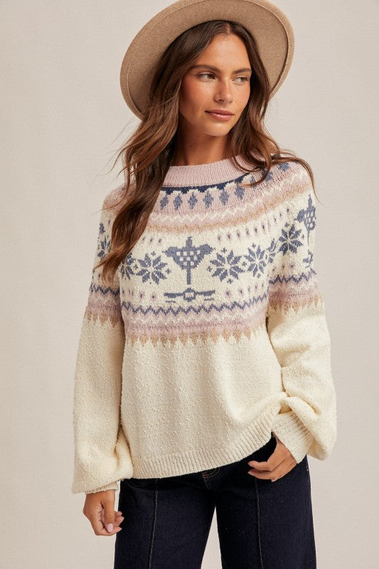 Allie Fair Isle Sweater FINAL SALE