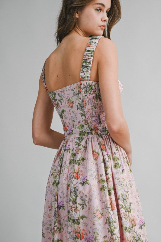 Minnie Floral Midi Dress