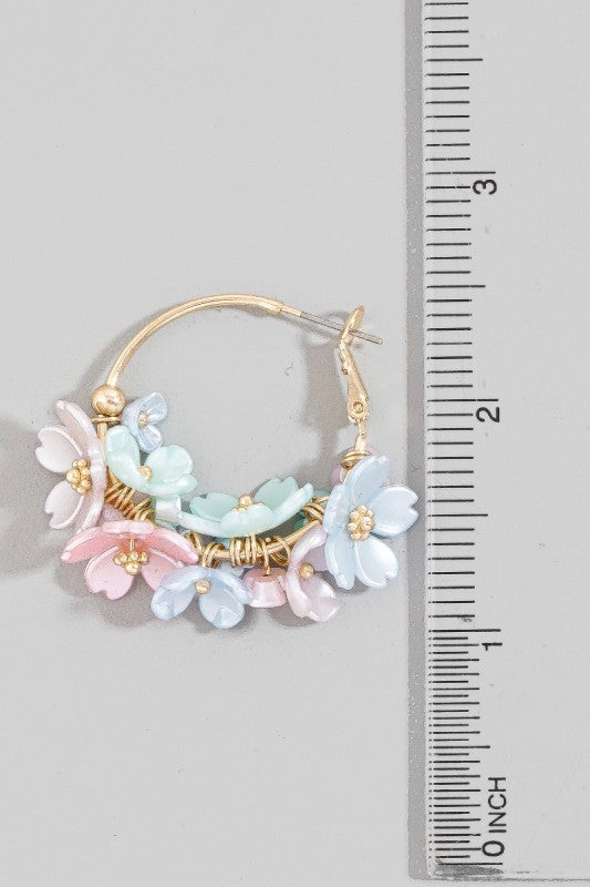 Mannie Floral Cluster Earrings