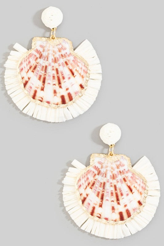 Kayla Shell Dangle Earrings