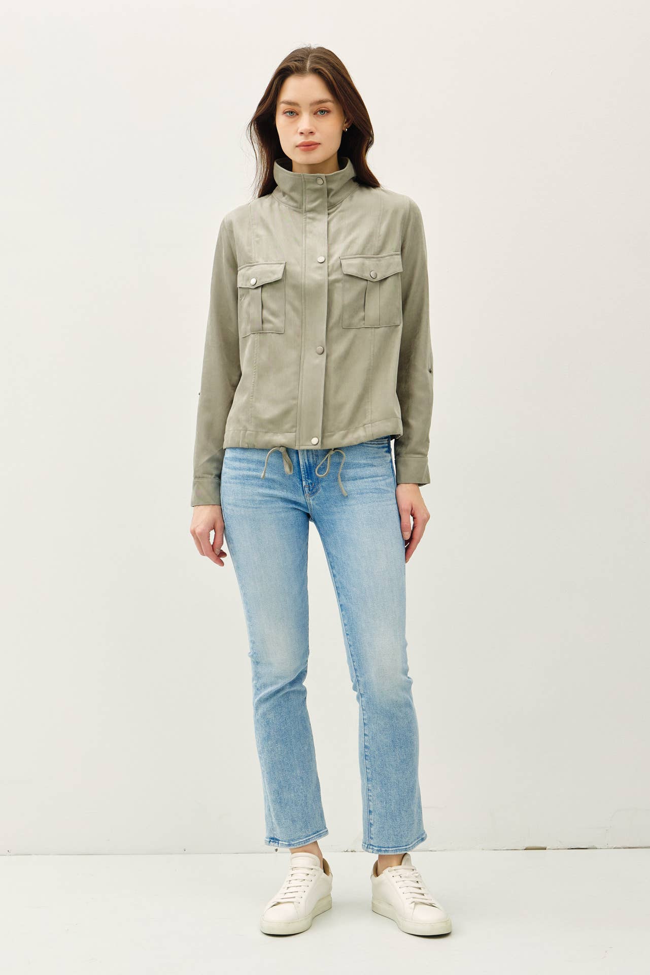 Banta Cropped Zip Jacket