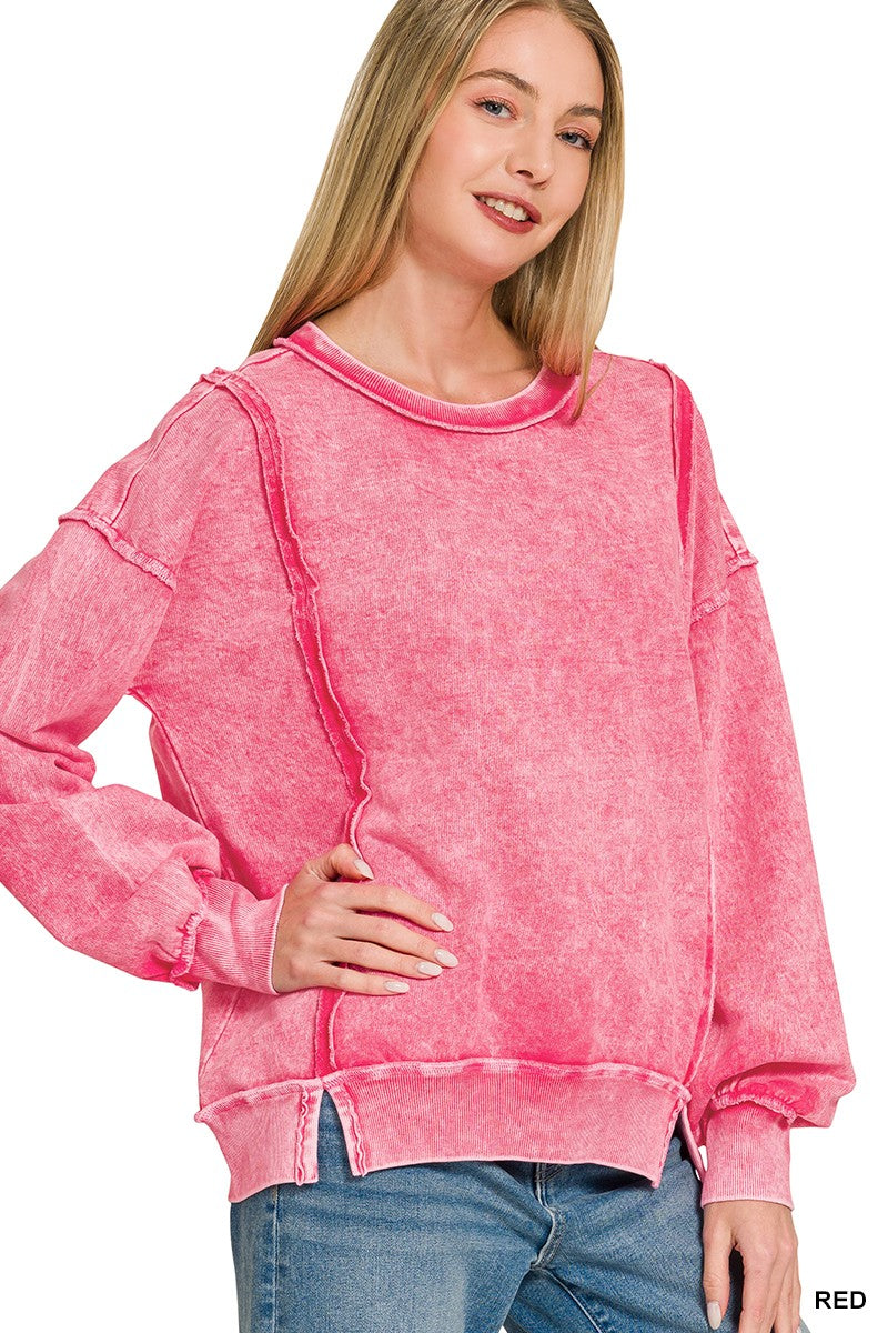 Vaida Acid Wash Sweatshirt
