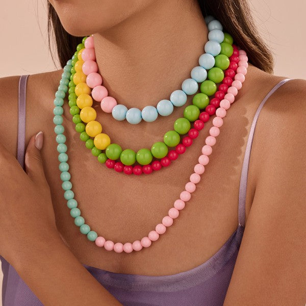 Avia Resin Layer Necklace