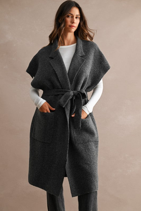 Briggs Longline Cardigan Vest