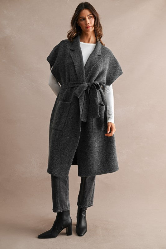 Briggs Longline Cardigan Vest