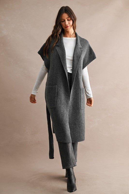 Briggs Longline Cardigan Vest