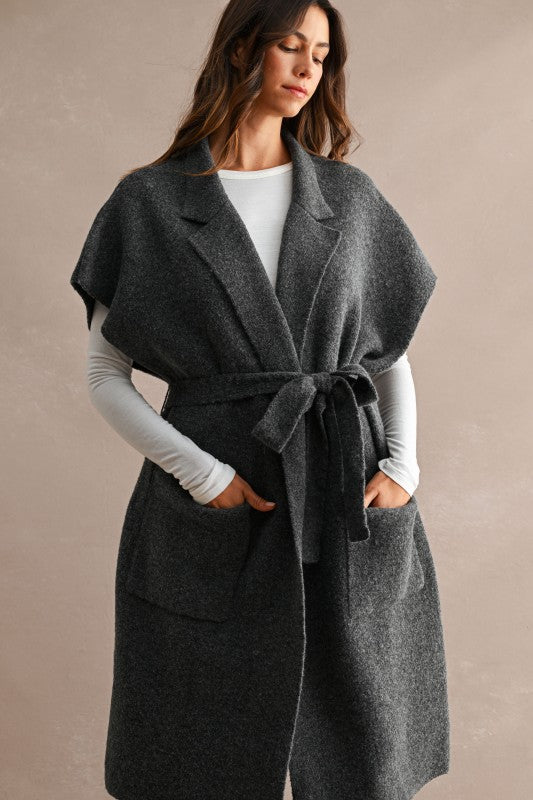 Briggs Longline Cardigan Vest