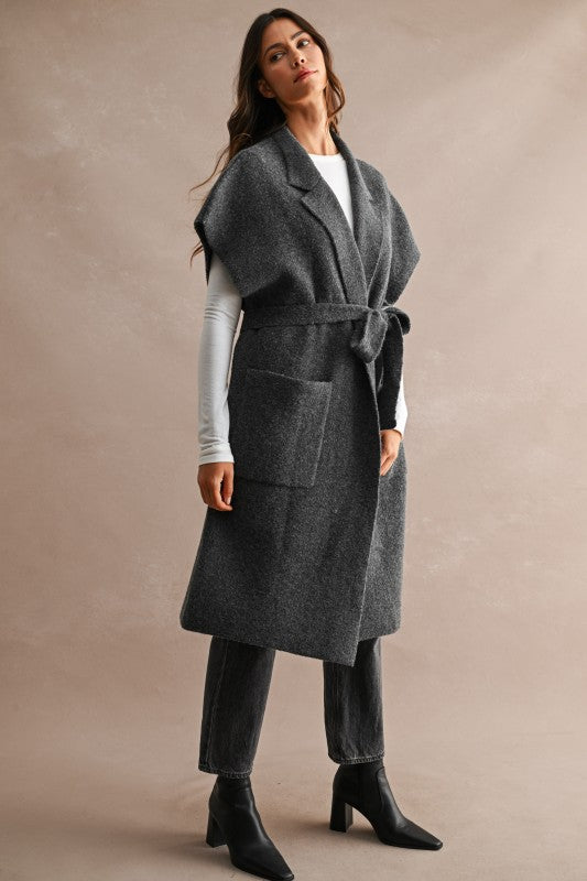 Briggs Longline Cardigan Vest