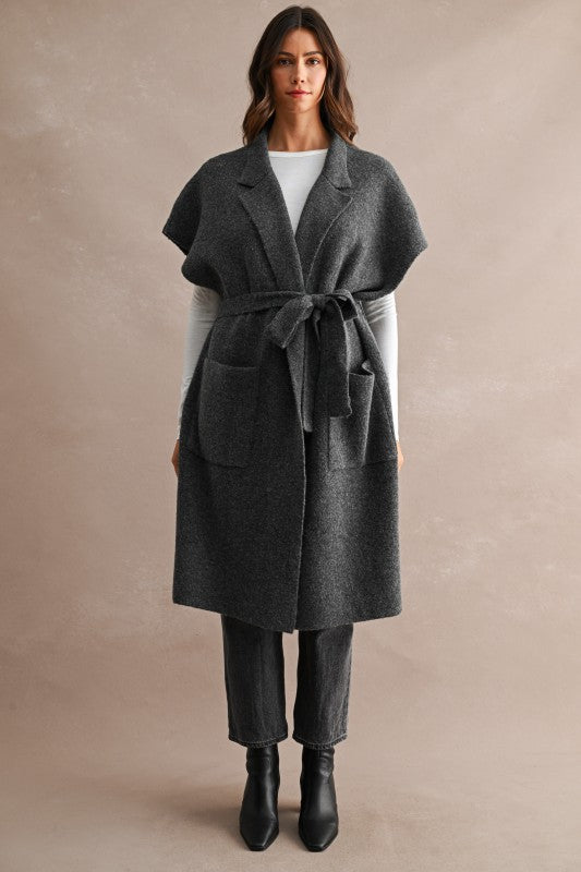 Briggs Longline Cardigan Vest
