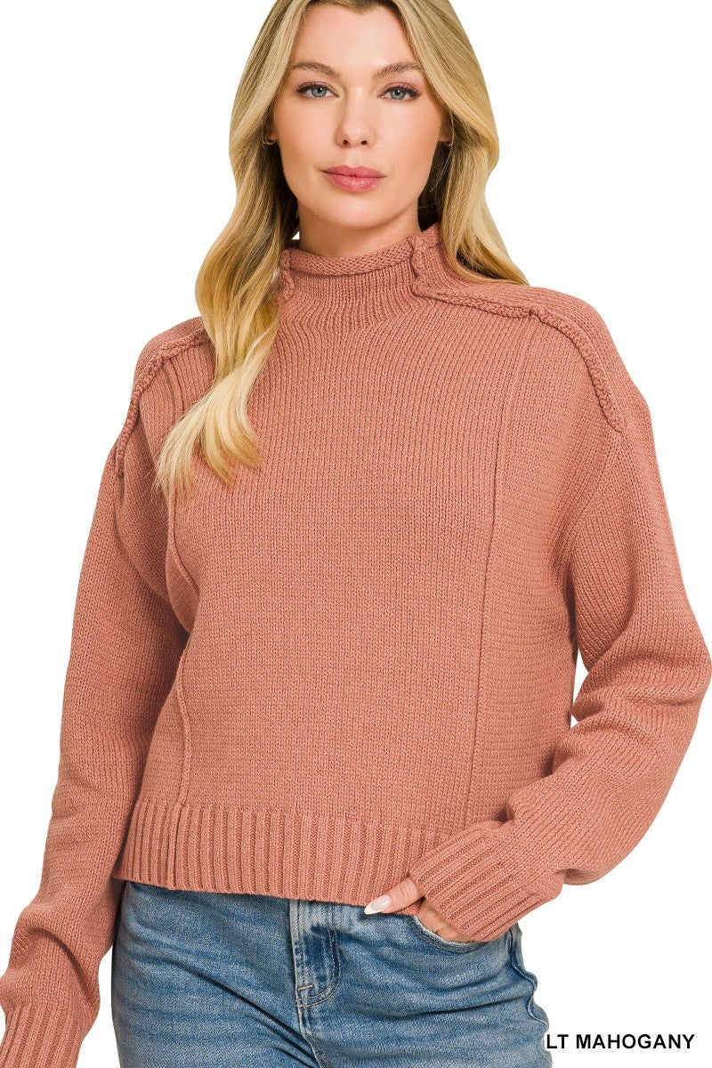 Riva Mock Neck Sweater