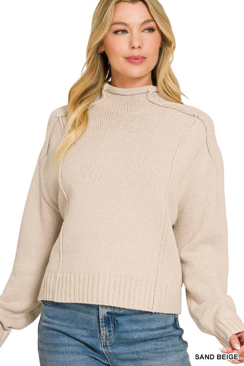 Riva Mock Neck Sweater