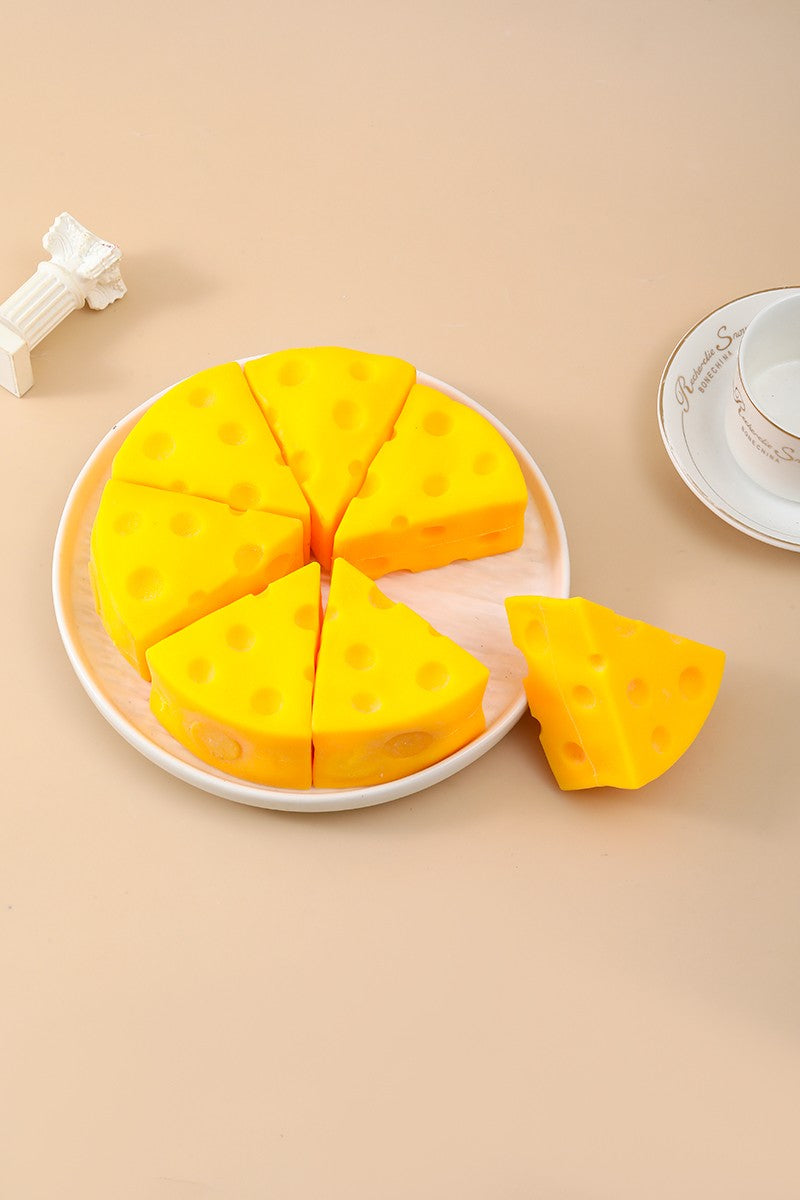Cheese Wedge Squishy Squeeze Toy PREORDER