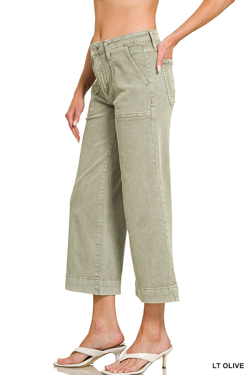 Kiersten Crop Wide Leg Pants PREORDER