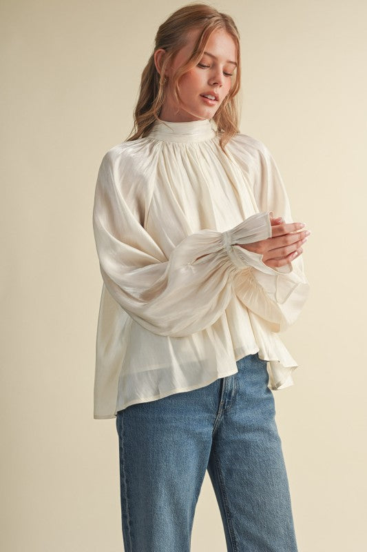 Renata Cream Blouse PREORDER