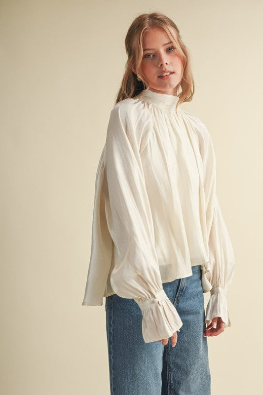 Renata Cream Blouse PREORDER