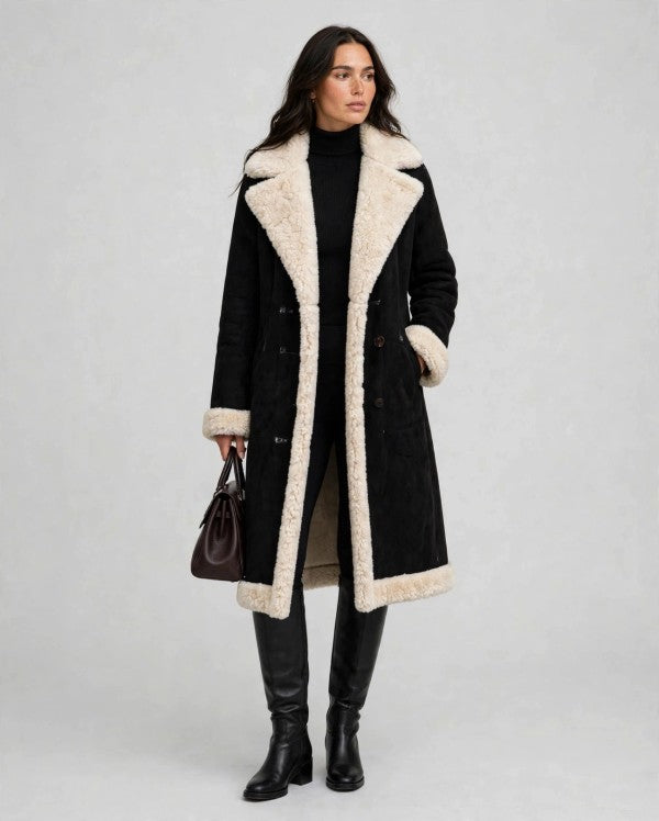 Aspen Longline Sherpa Coat