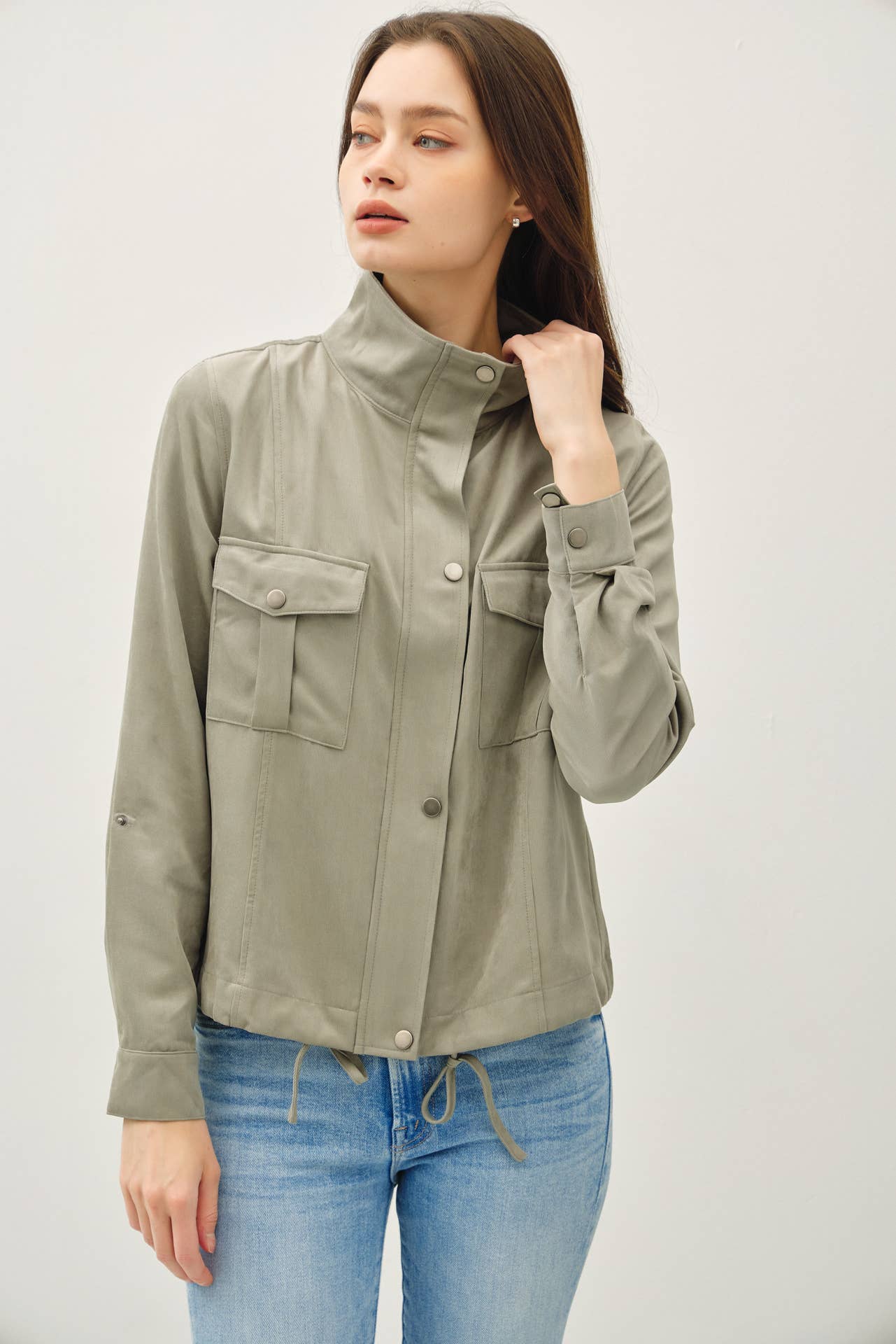 Banta Cropped Zip Jacket