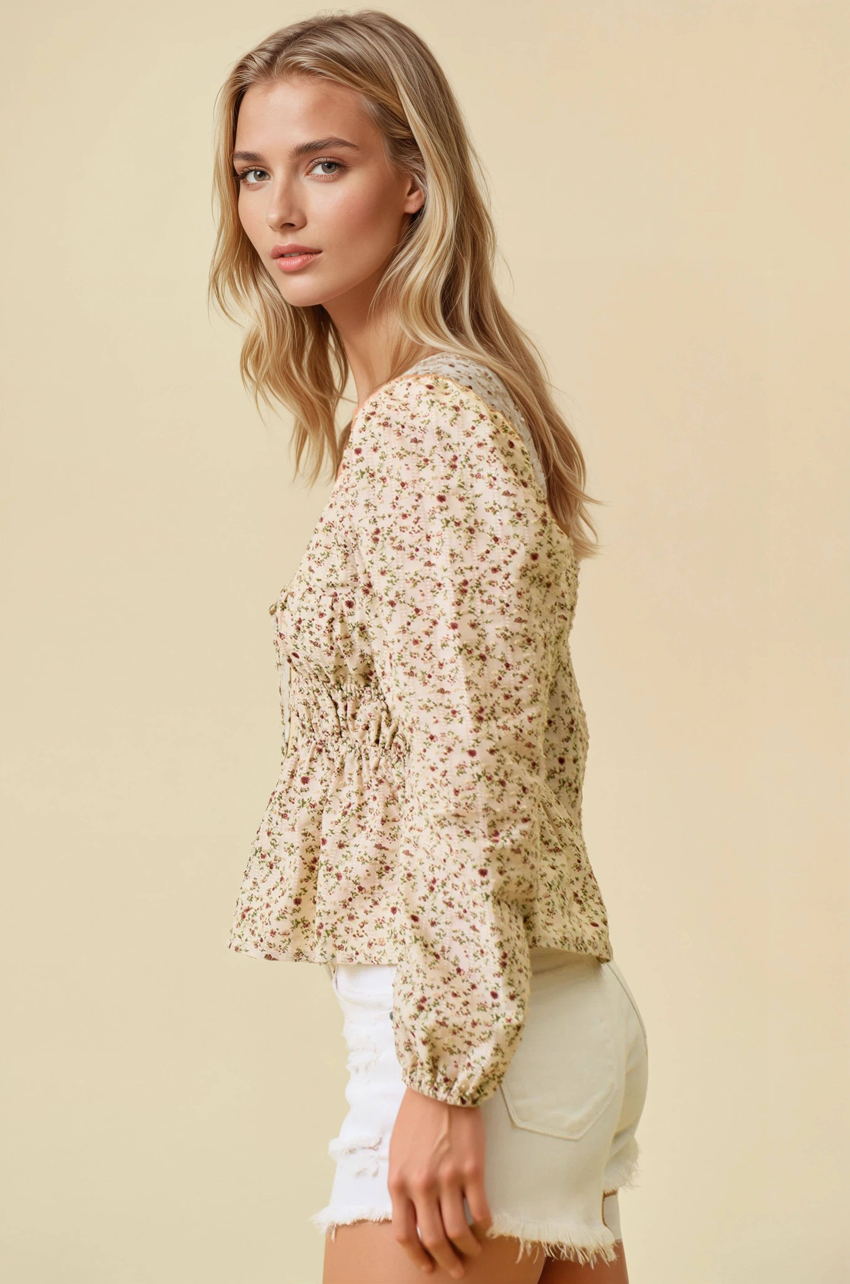 Briggs Ditzy Floral Top FINAL SALE