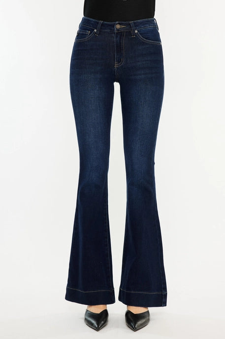KANCAN Milli Flare Dark Denim Jeans