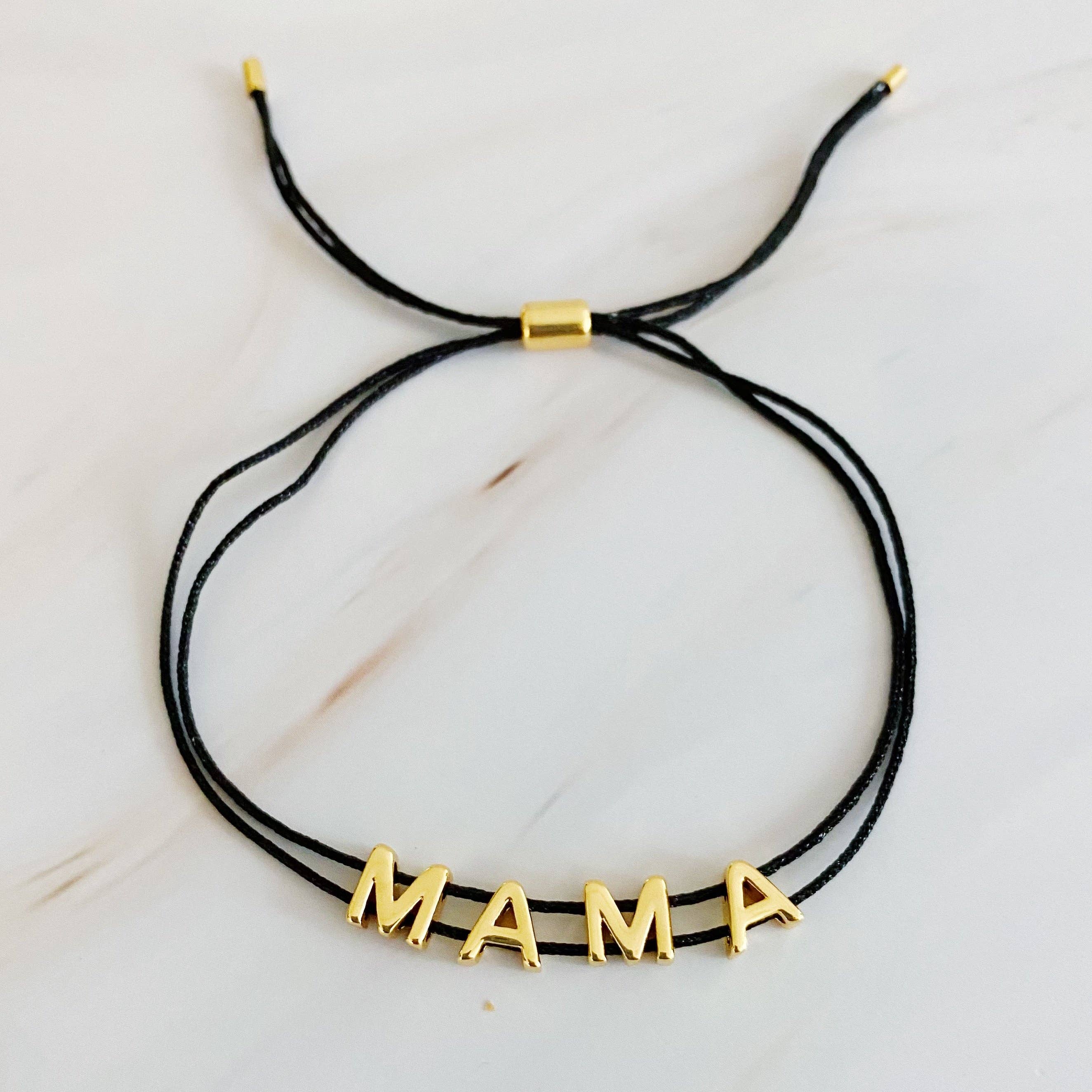 Mama Satin Thread Bracelet