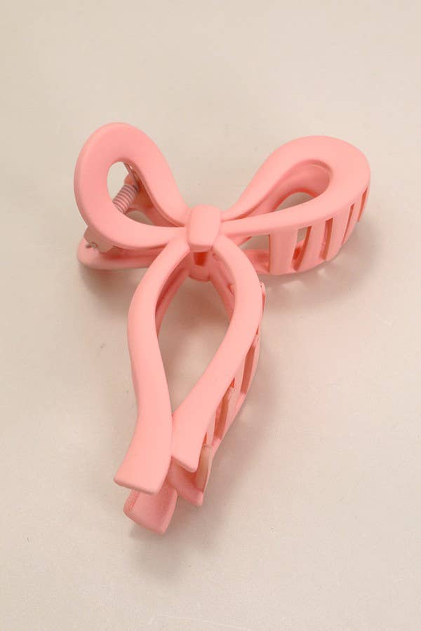 Matte Bow Claw Clip (2 Colors!)