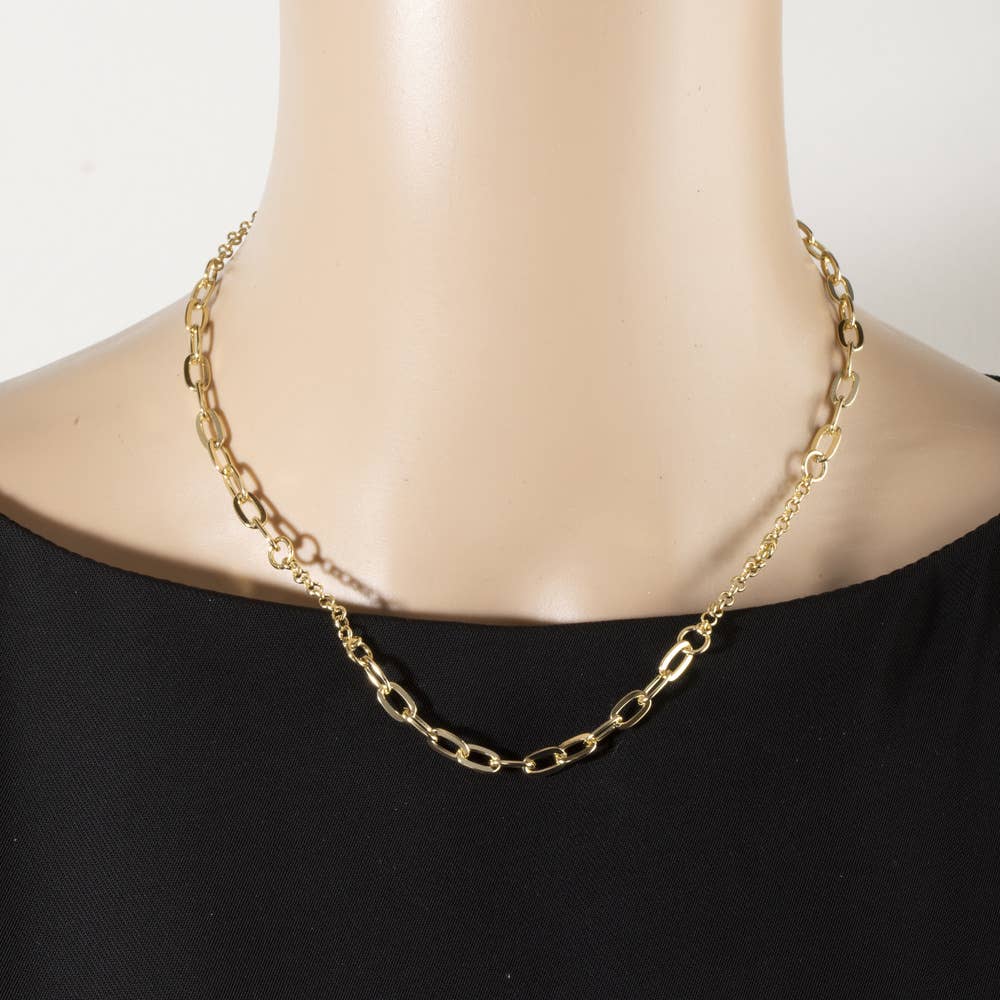 Asha Mixed Link Chain Necklace
