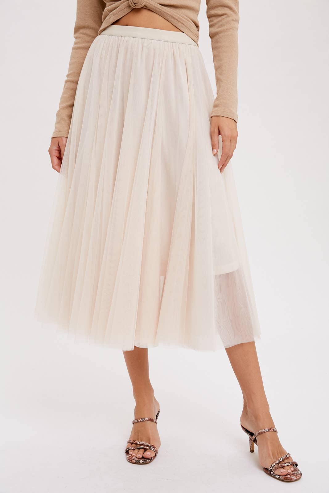Richa Tulle Midi Skirt FINAL SALE