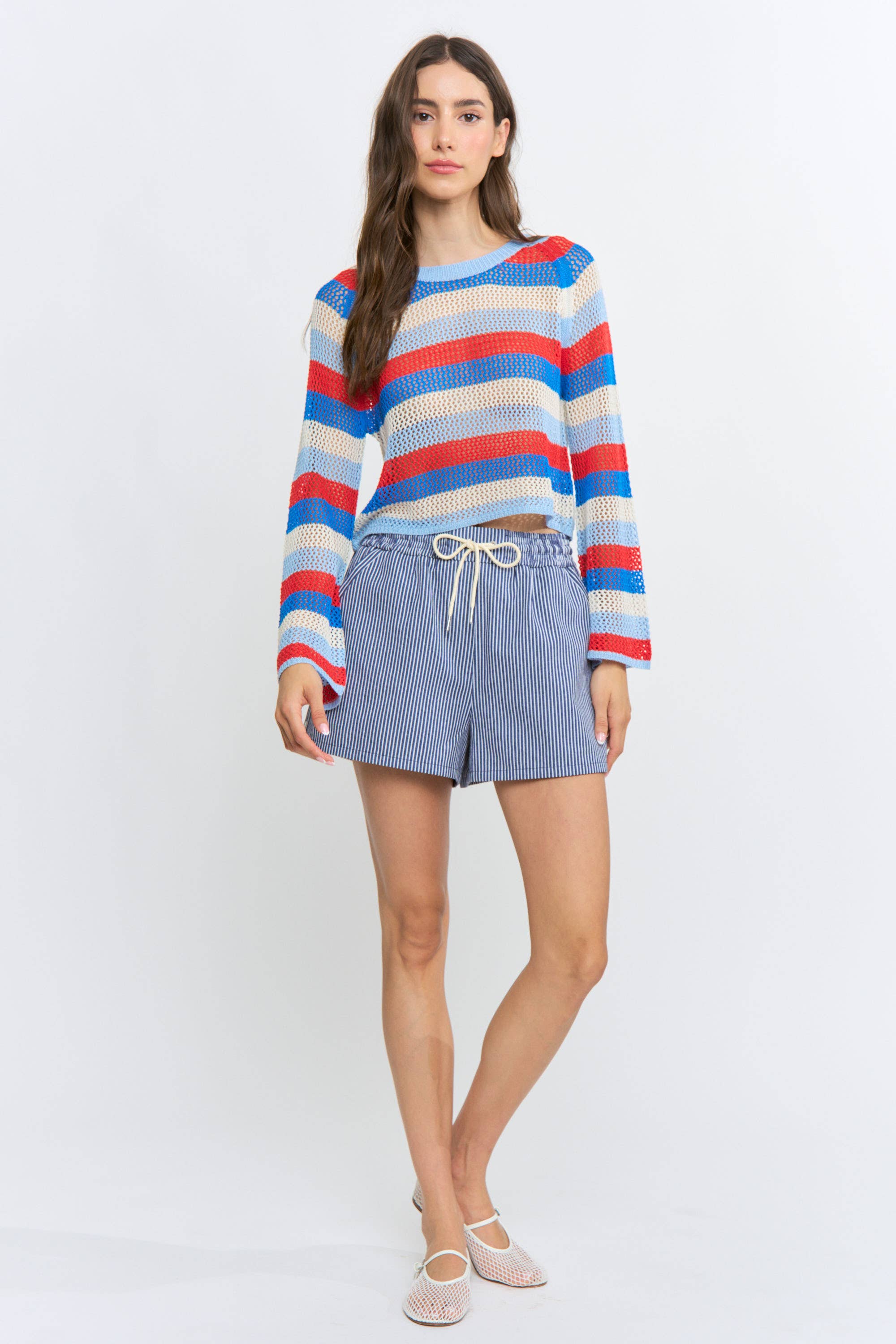 Hota Striped Knit Sweater PREORDER