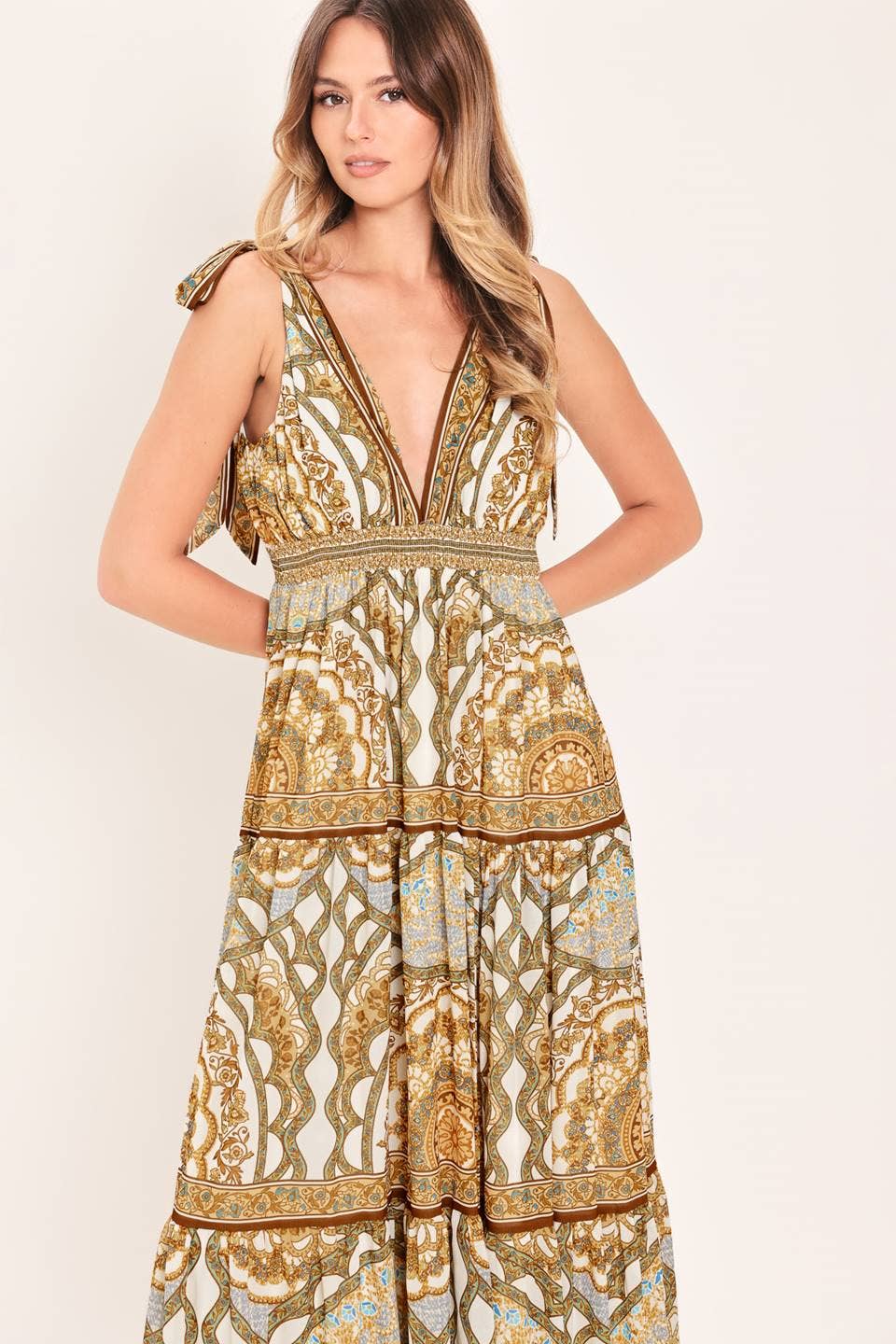 Vaughn Print Maxi Dress