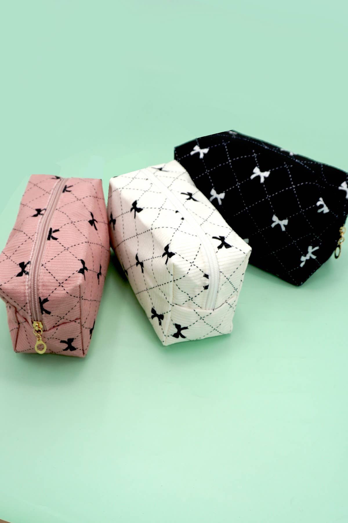 Bow Make Up Case Pouch (3 Colors!)