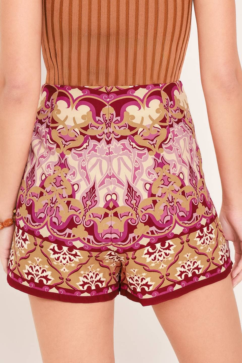Sally Woven Print Skort Skirt