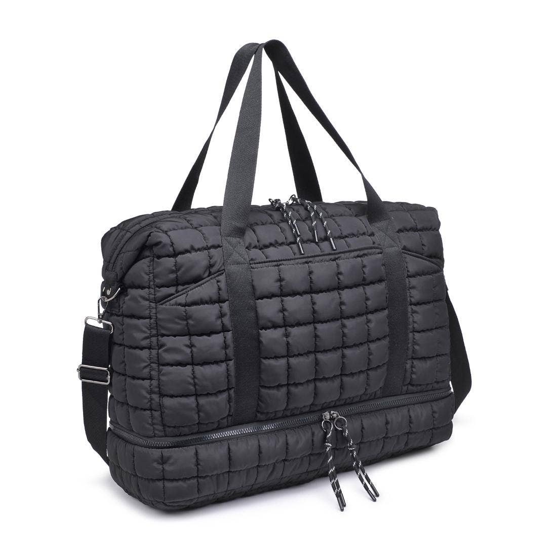 Globetrotter Quilted Nylon Puffer Travel Weekender (2 Colors!)