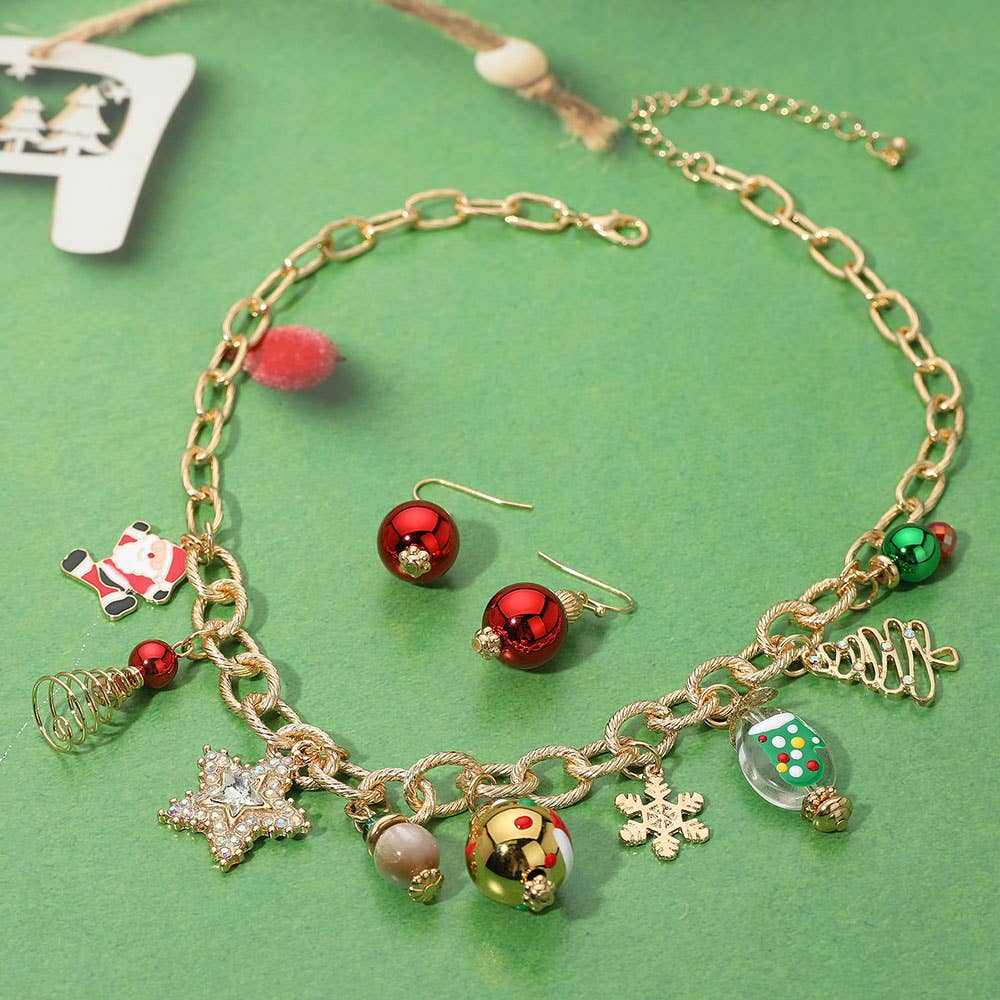 Holiday Charm Station Necklace