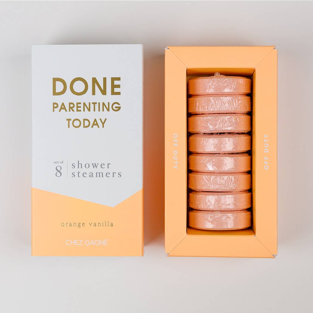 Done Parenting Today Shower Steamers - Orange Vanilla - Set of 8 Tabs