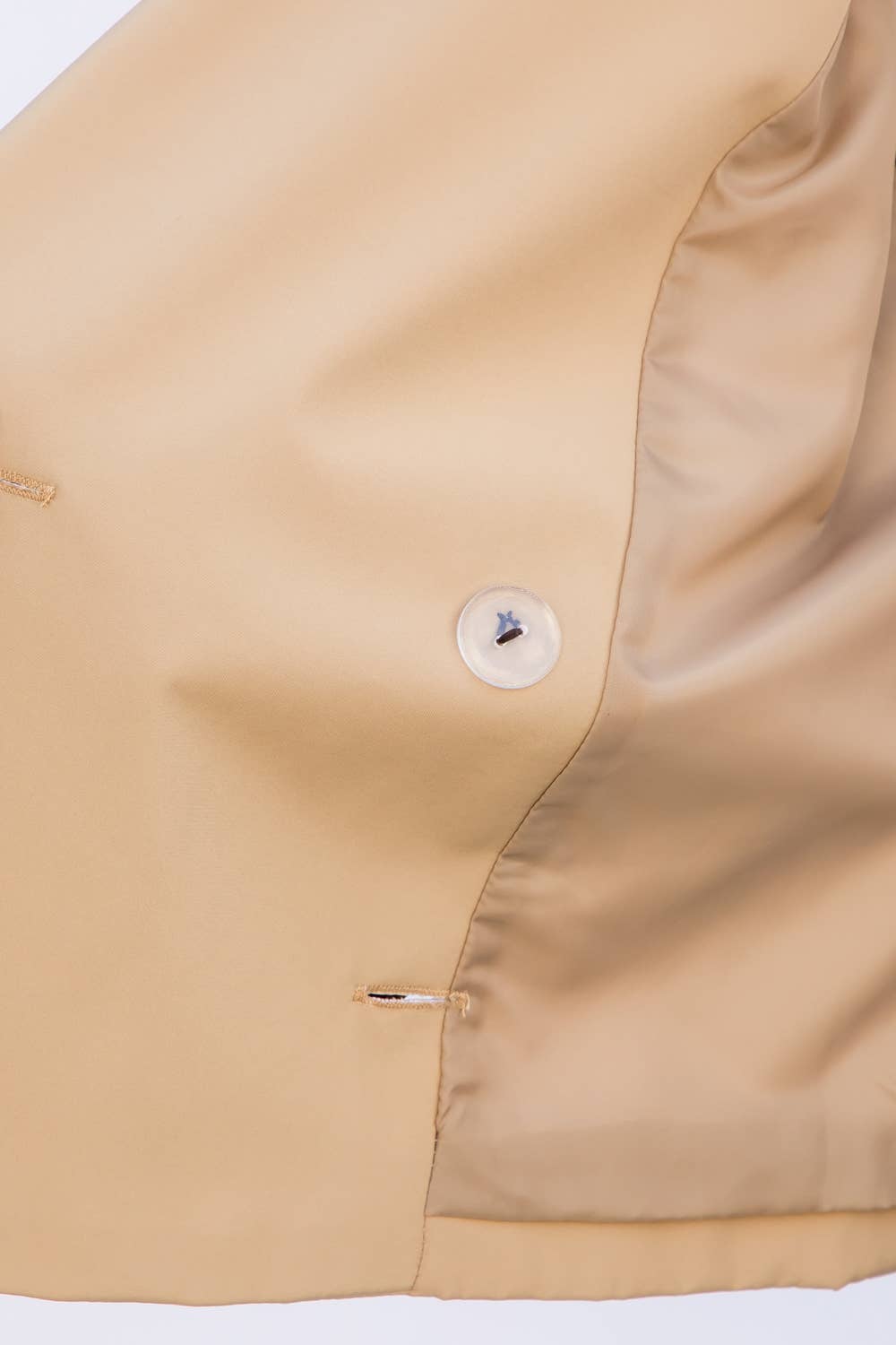 Cody Solid Cropped Trench Coat