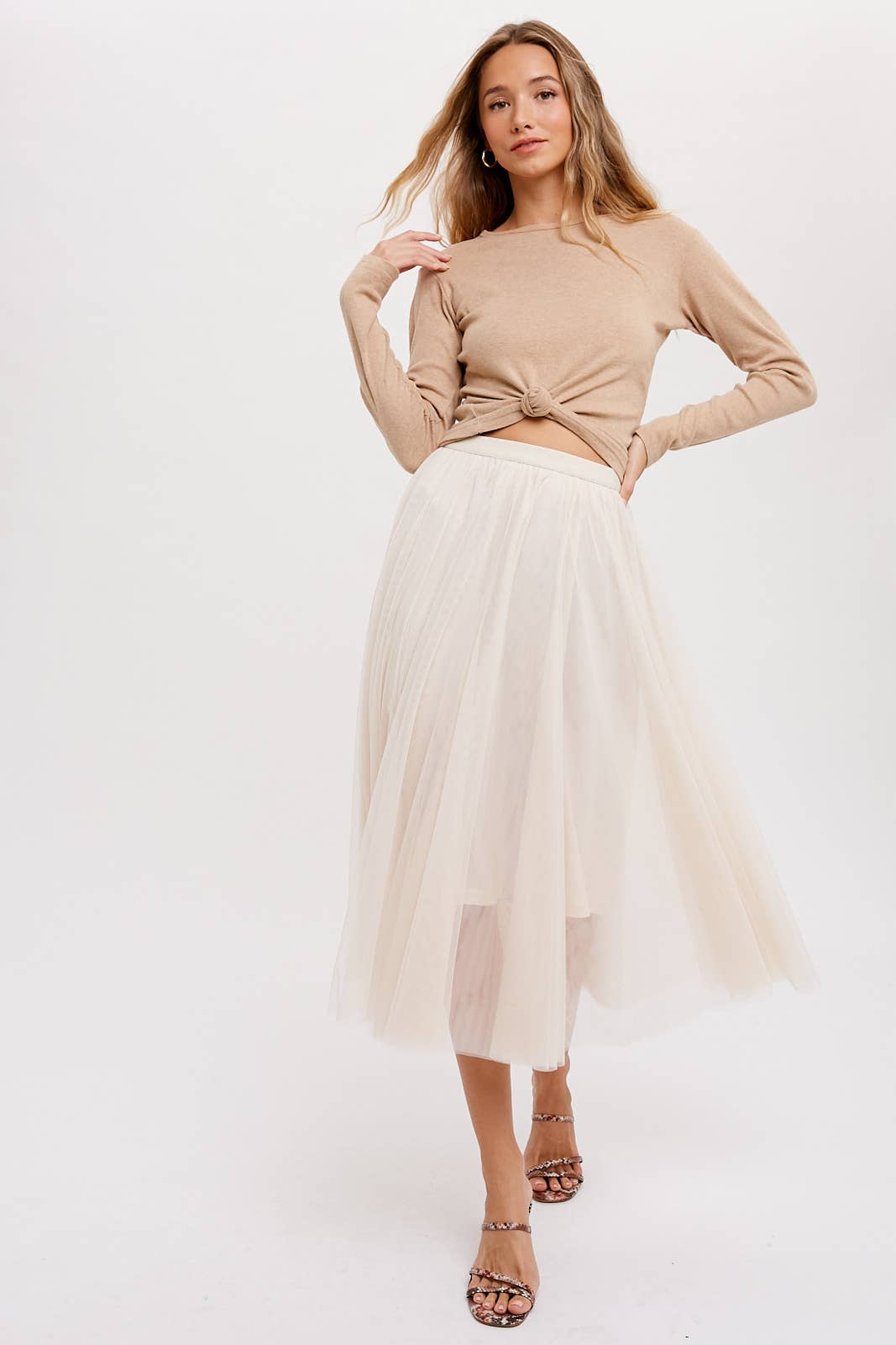 Richa Tulle Midi Skirt FINAL SALE