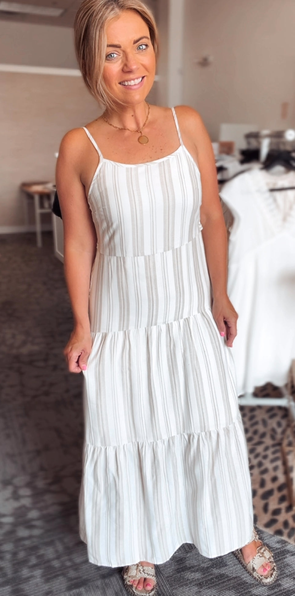 Aya Stripe Dress
