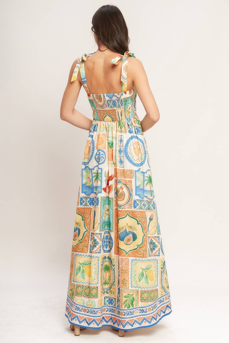 Haven Printed Maxi Dress
