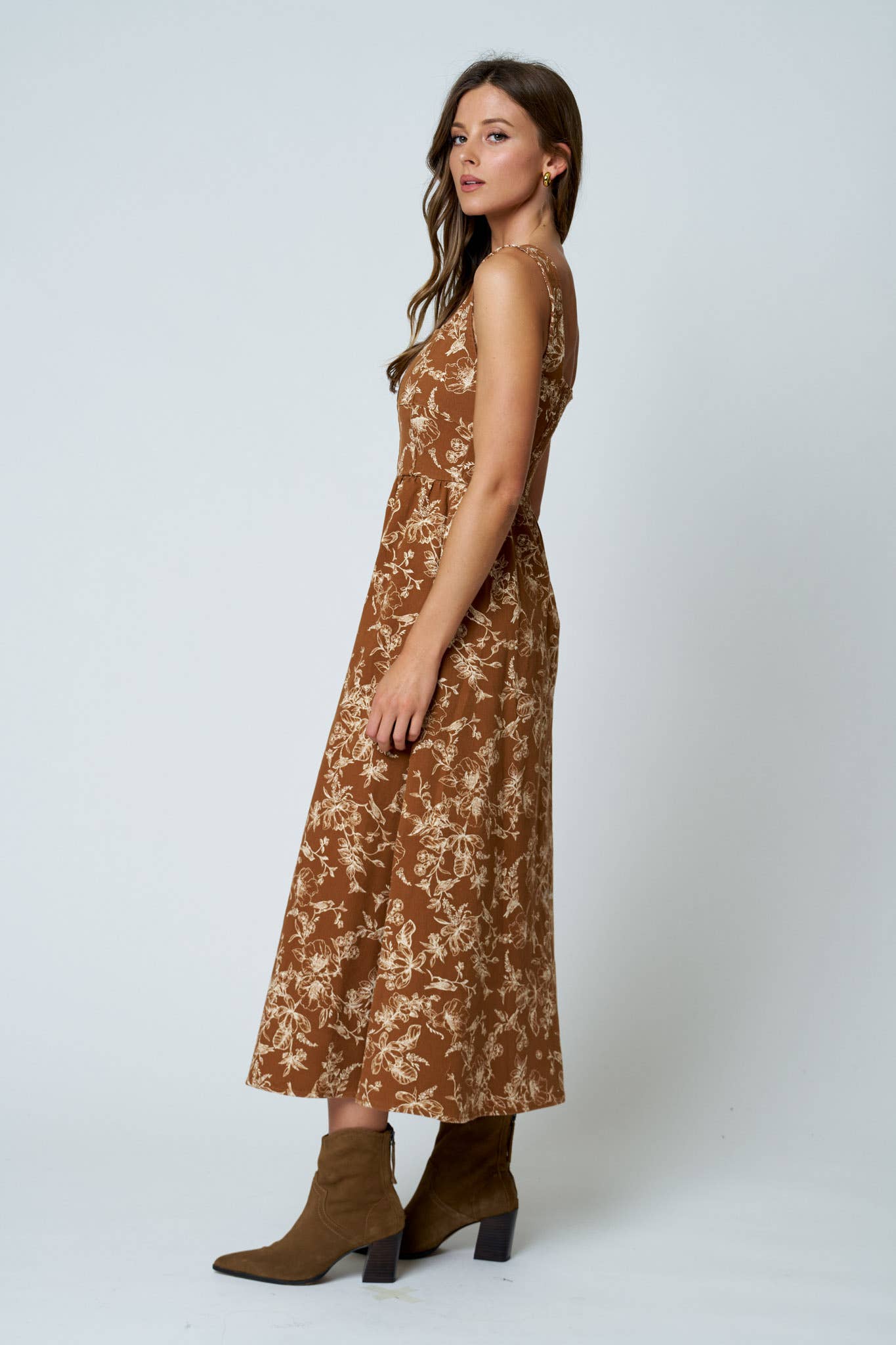 Gerla Floral Midi Dress PREORDER
