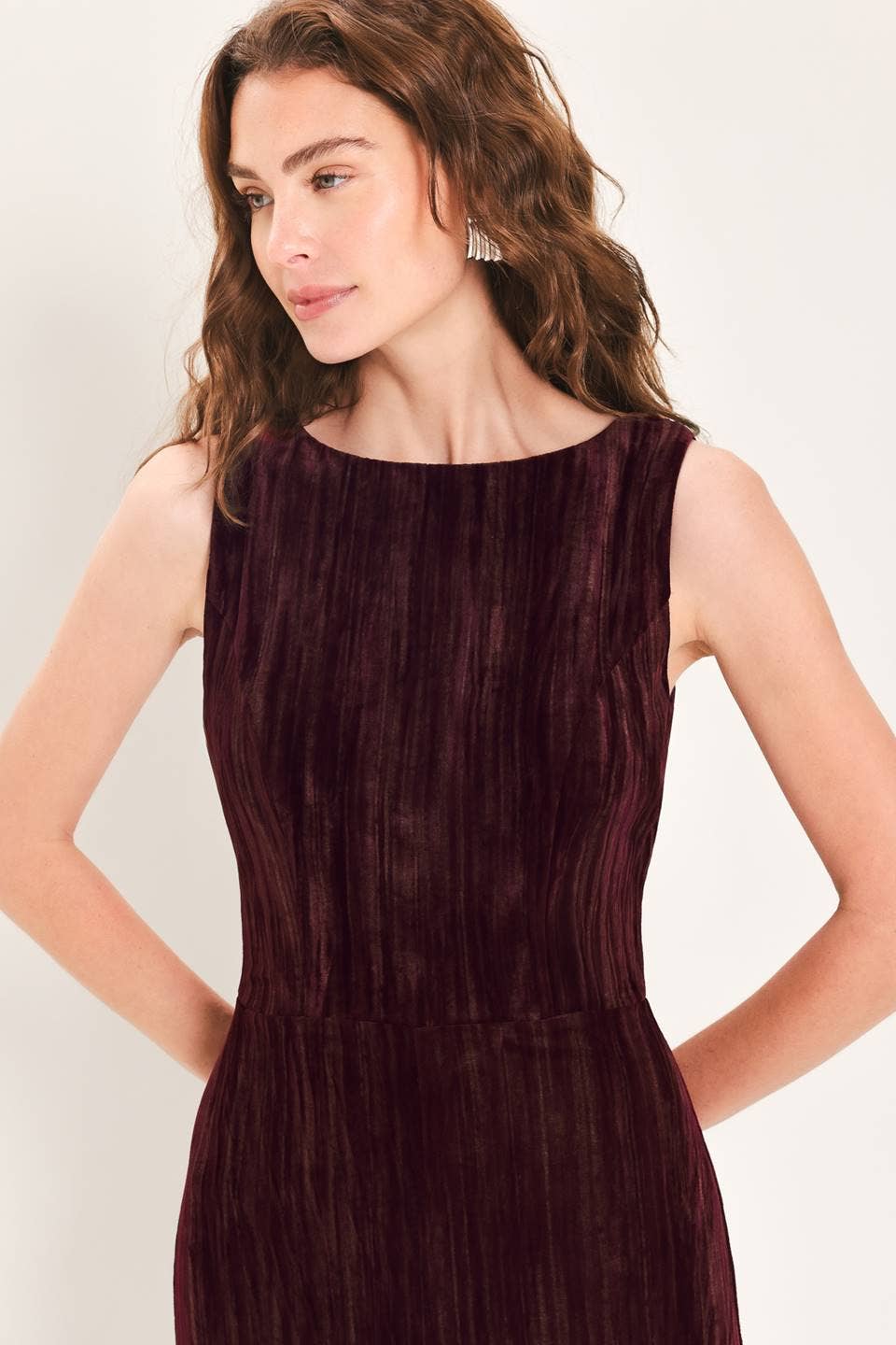 Cynthia Velvet Texture Jumpsuit