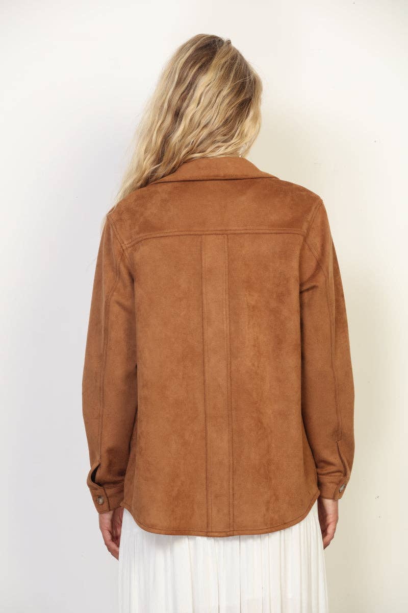 Garrigan Faux Suede Jacket