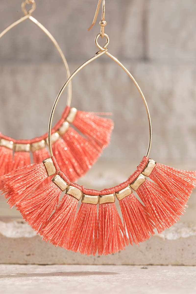 Fine Thread Fish Hook Earrings (3 Colors!)