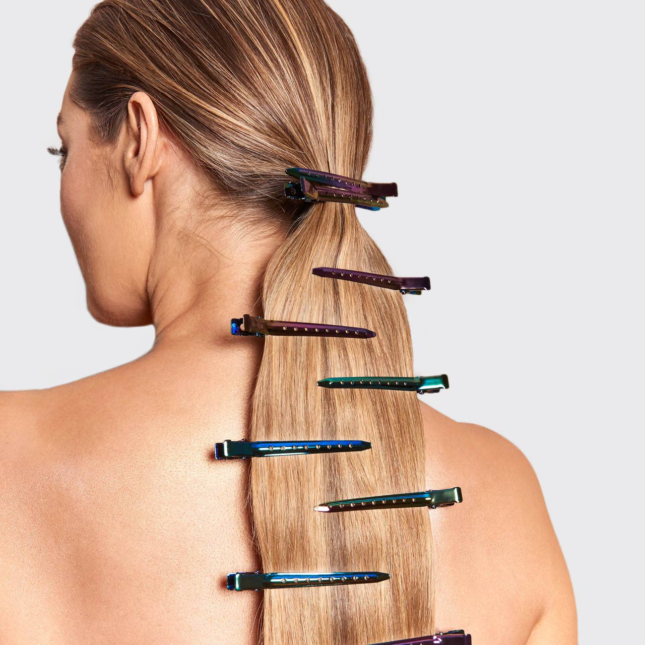 KITSCH Styling Hair Clips 6pc - Iridescent