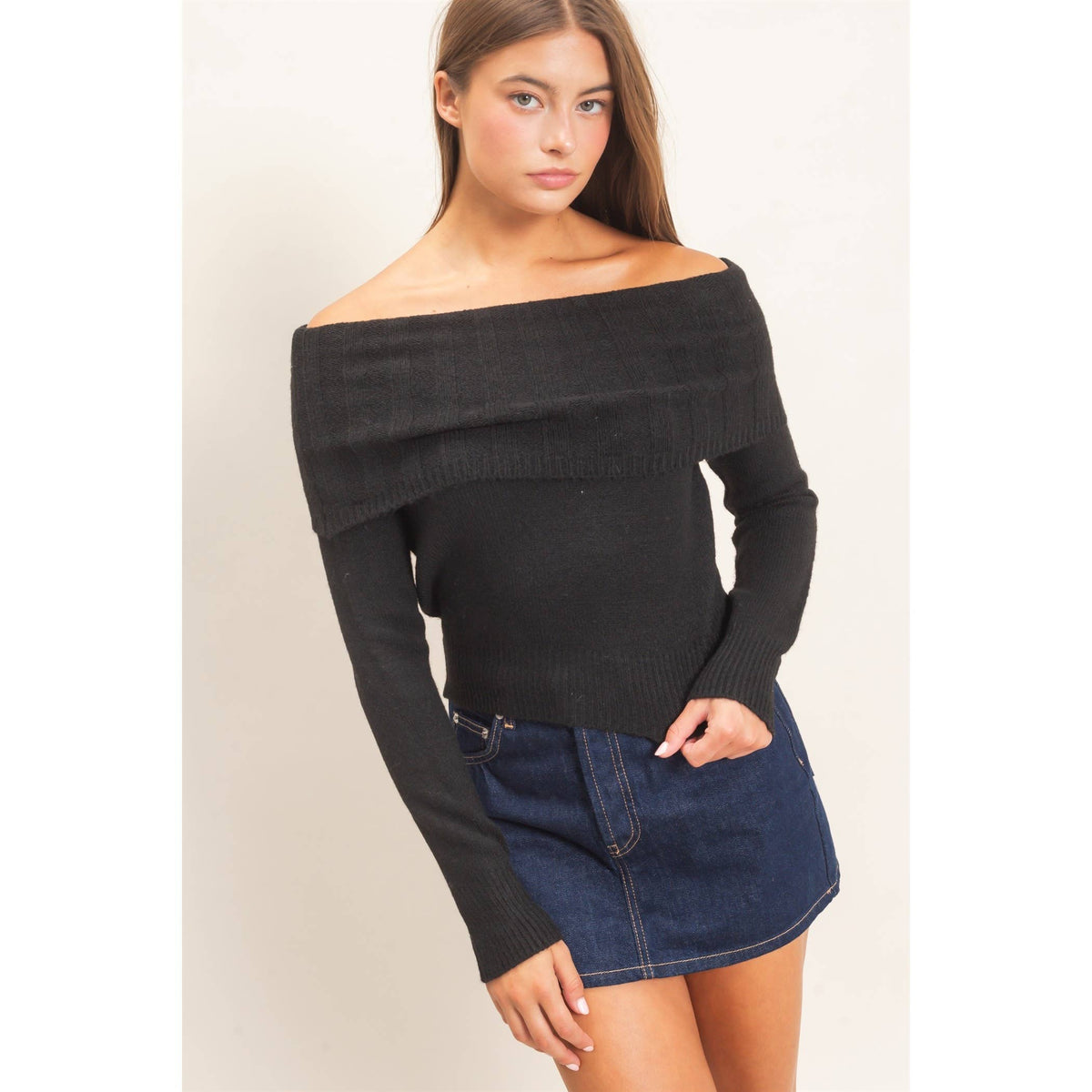 Viah Off-Shoulder Sweater