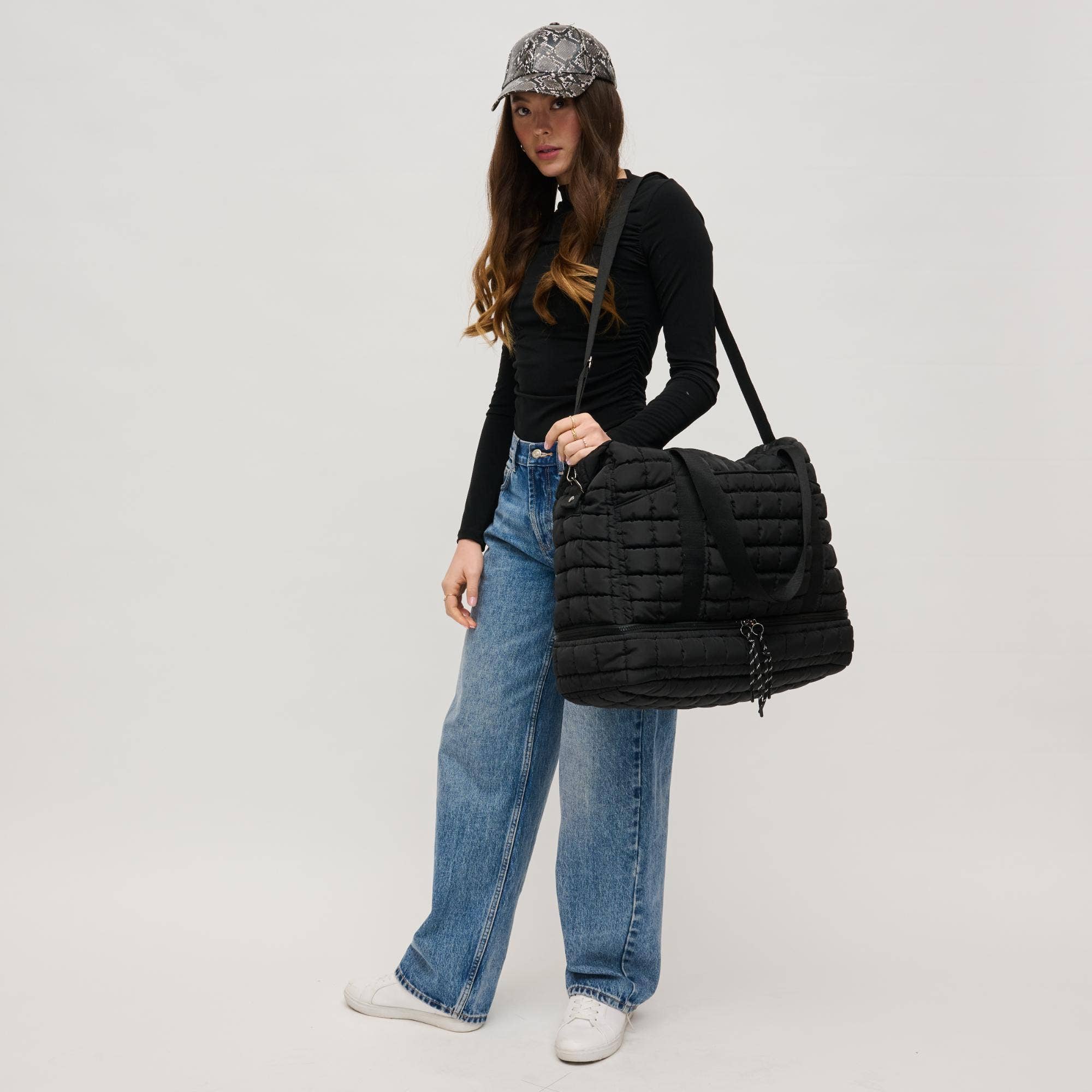 Globetrotter Quilted Nylon Puffer Travel Weekender (2 Colors!)