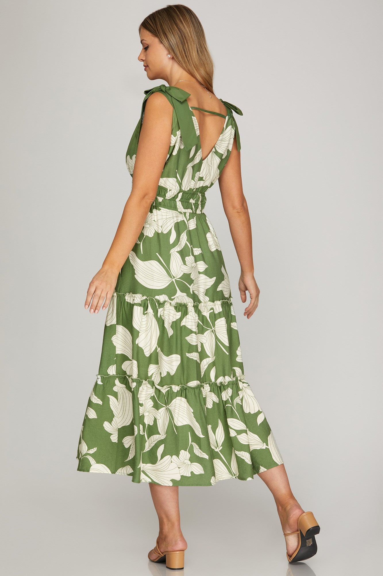 Vereta Floral Midi Dress PREORDER