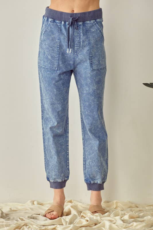 Tress Denim Jogger Pants