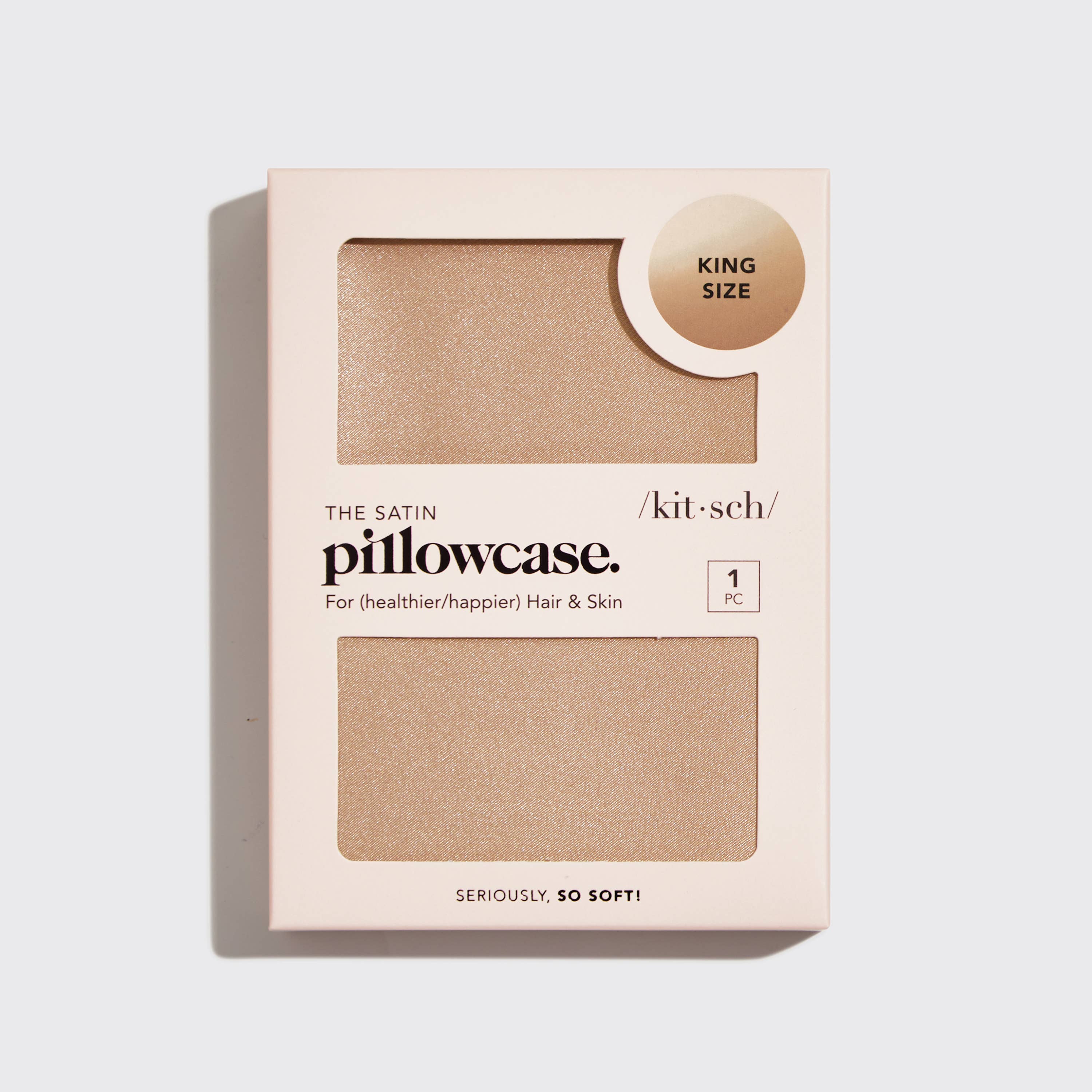 KITSCH Satin Pillowcase King - Champagne
