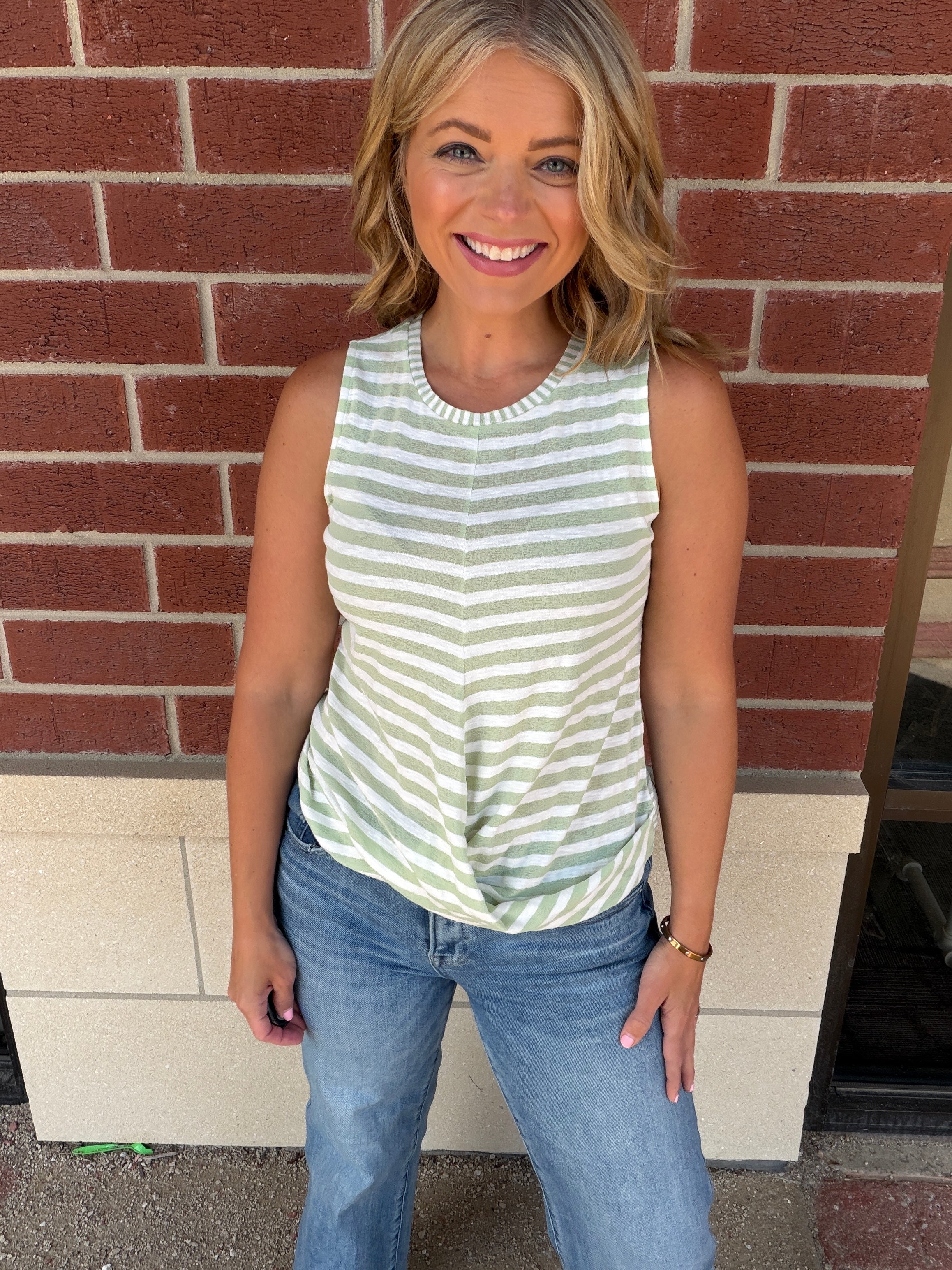 Hiller Stripe Tank Top -Small Only!
