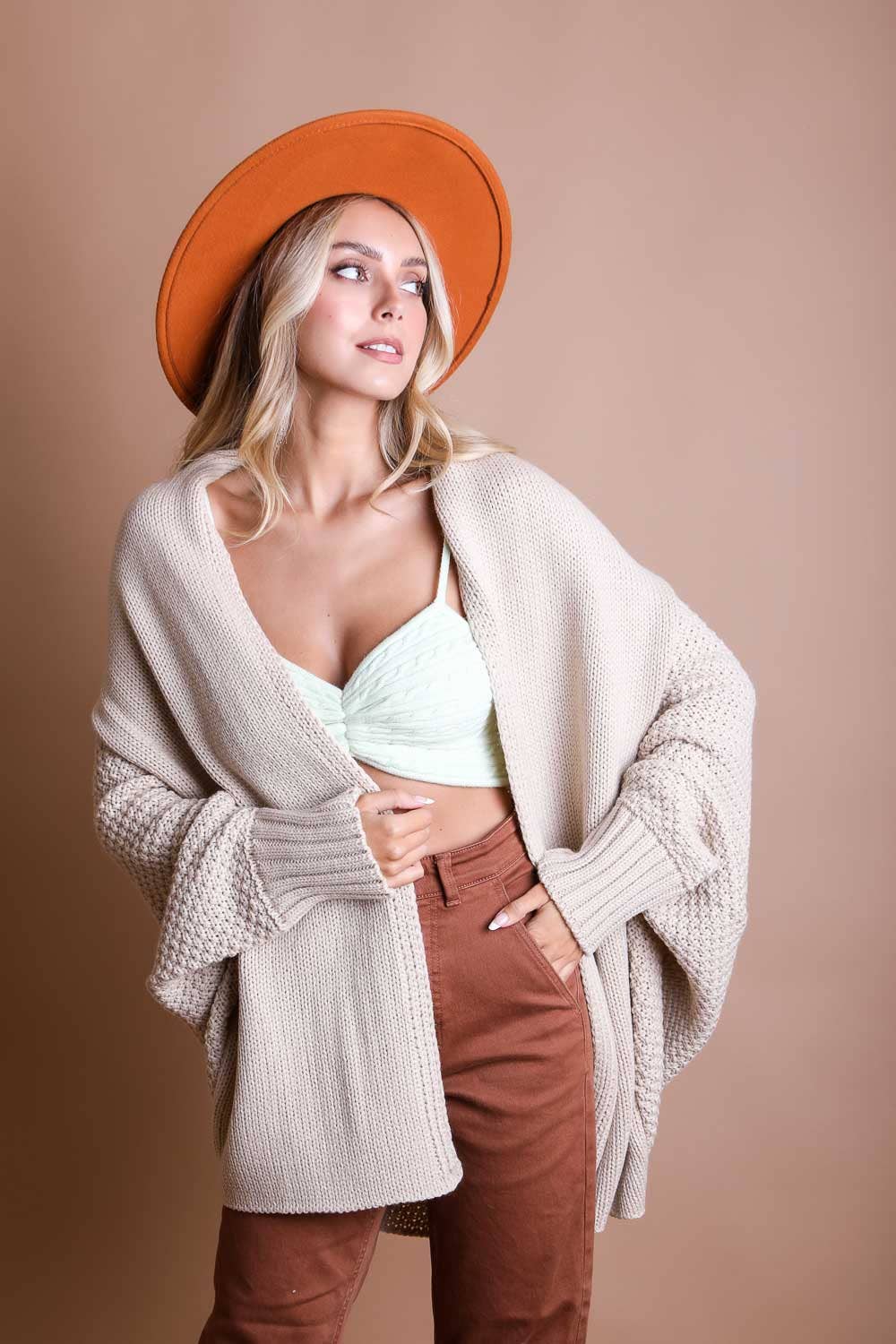 Stella Bat Sleeve Knit Cardigan (3 Colors!) PREORDER